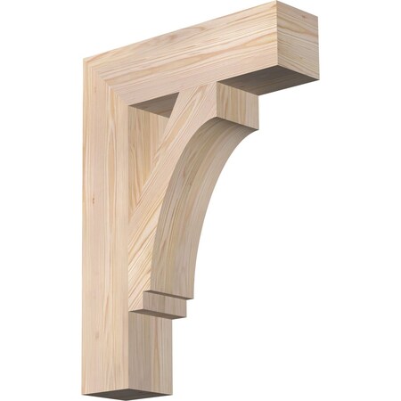 Ekena Millwork Imperial Block Smooth Bracket, Douglas Fir, 5 1/2"W x 22"D x 30"H BKT06X22X30IMP05SDF